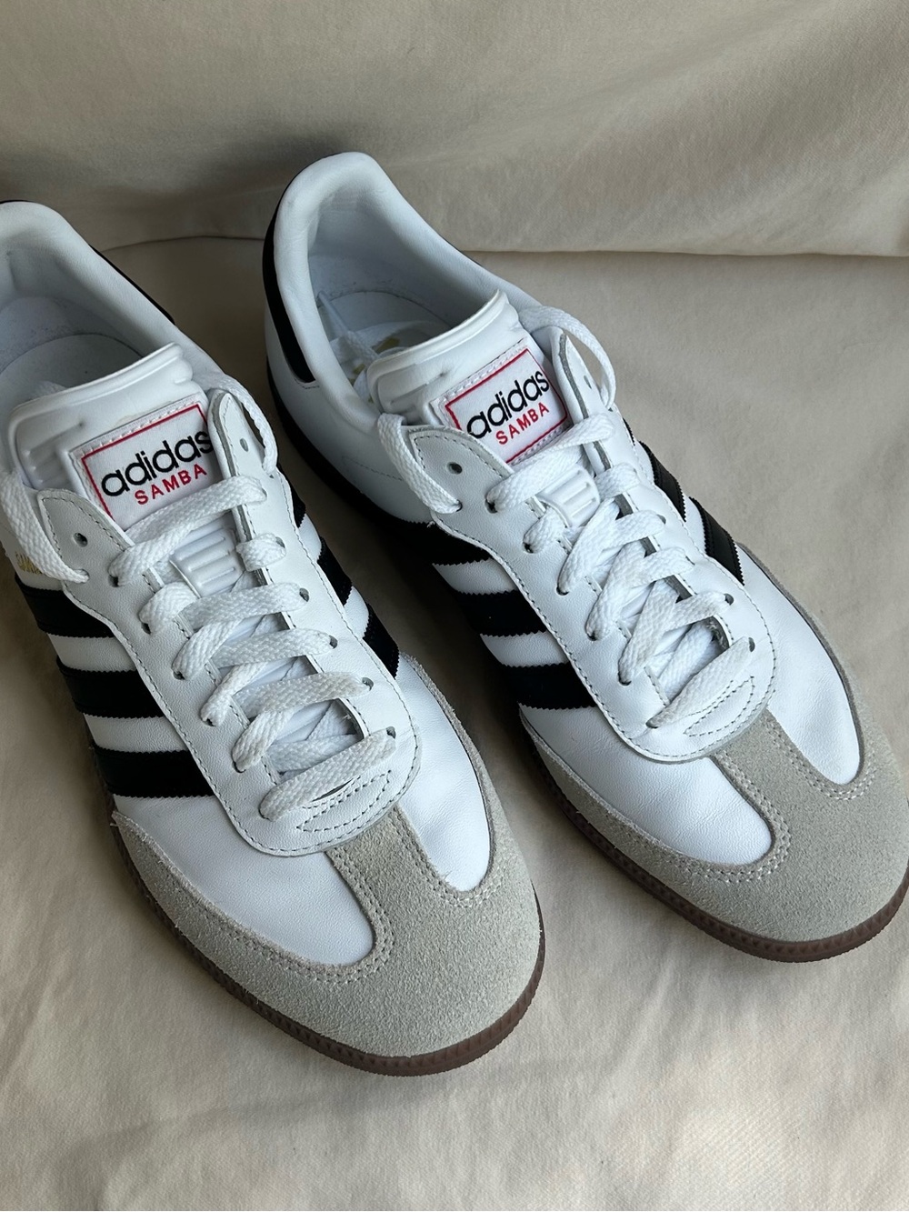 Adidas Samba OG JH6001 White Black Gum Sneakers Men’s 9.5